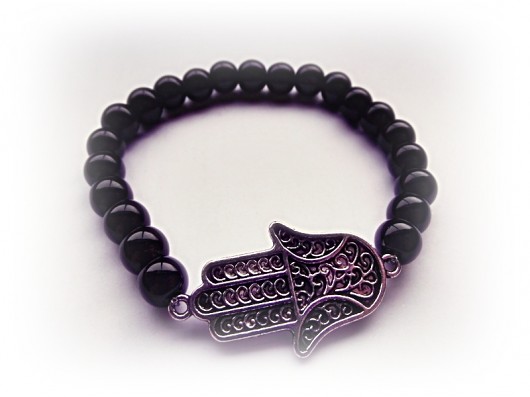 Hamsa na szczęście Czaki Bransoletki