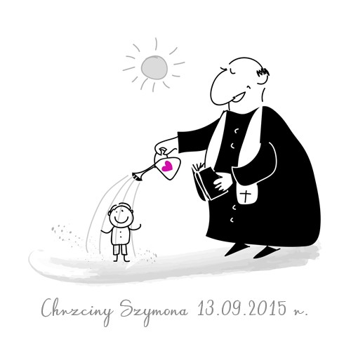 Chrzciny Szymona z tekstem MRS WUDRAWS