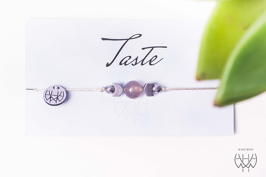 WHW Taste With Grey Agate w hand works