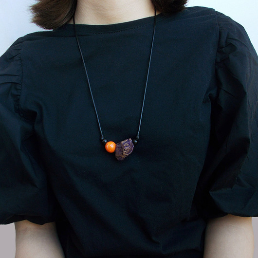 wisiory Kolor i forma ceramiczny naszyjnik #4