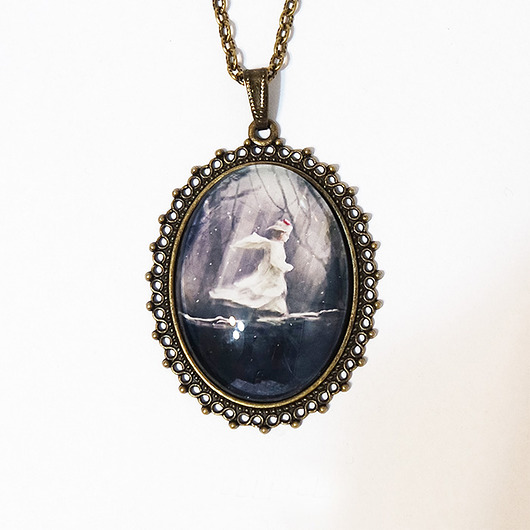 wisiory Medalion - Magiczny las 2 - owalny