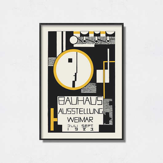 plakaty Bauhaus Art Exhibition Poster