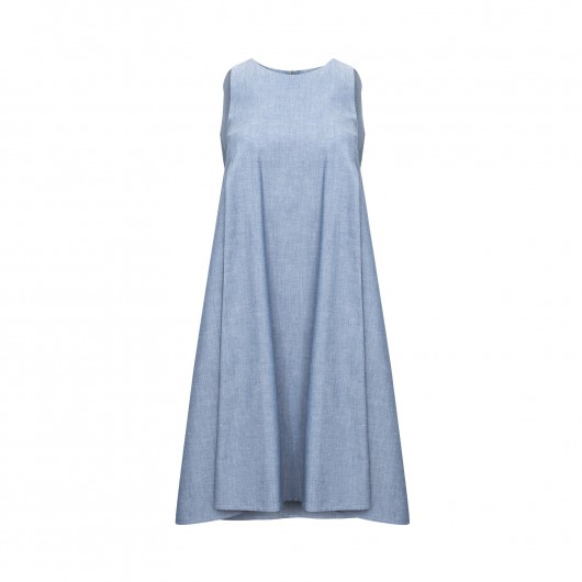 Letnia sukienka z cienkiego jeansu Madox design