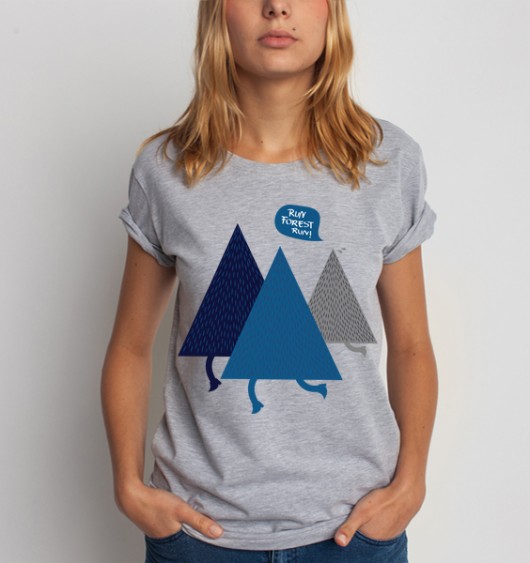 RUN FOREST RUN GRAY unisex SASHKA