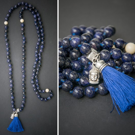 MANTRA MALA /// naszyjnik bransoleta z BUDDĄ NOMAD ACCESSORIES