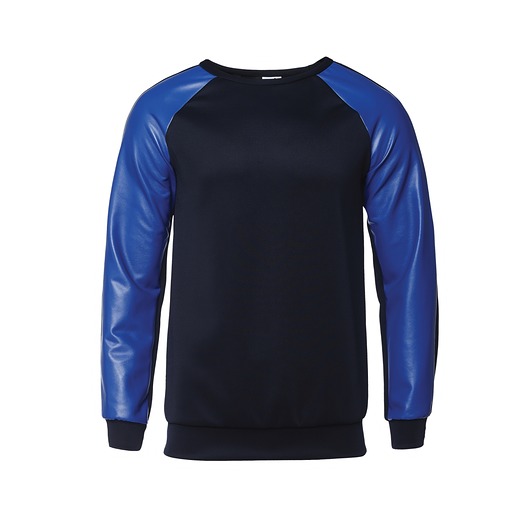 Bluza z ekoskórą Blue Beetle VERMIN
