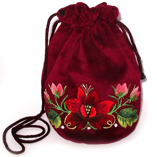 Shoulder Pouch (Polish Art Embroidery) na ludowo
