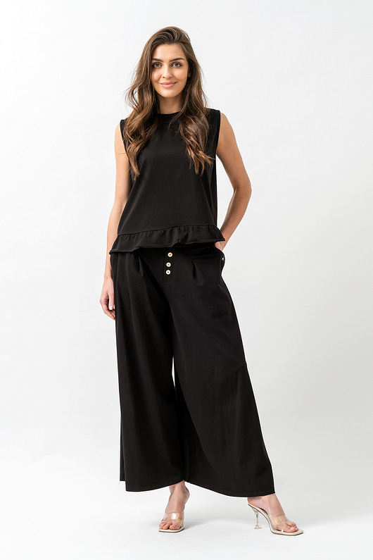 komplety damskie Komplet" LOUISE" czarny
