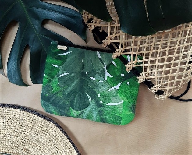 Kosmetyczka mini monstera manufakturaMMS