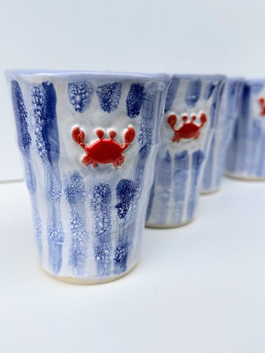 kubki Kubek ceramiczny krab