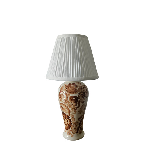 lampy stołowe Lampa ceramiczna fajans