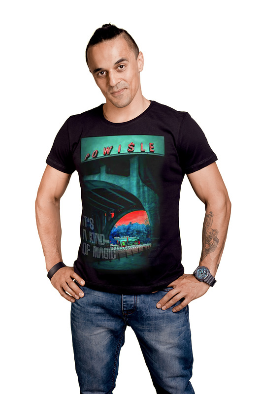 POWIŚLE T-shirt męski TCITY