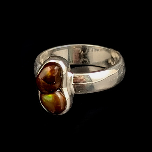 obrączki Agat ognisty