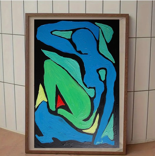 obrazy Obraz ręcznie malowany fowizm Henri Matisse style taniec  silnie działa