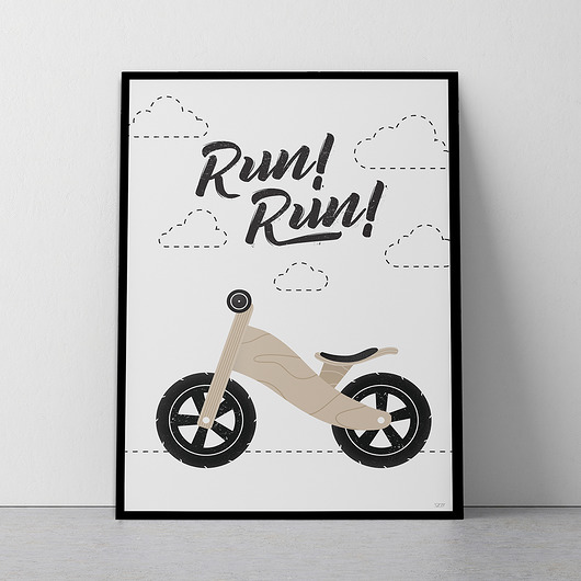 Plakat ROWER BIEGOWY plakaty rowerowe