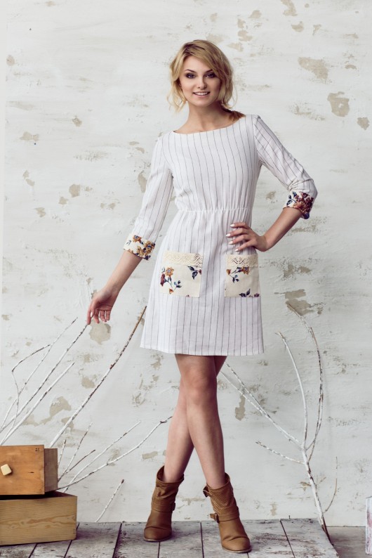 Lniana sukienka "Marianna" Dressing