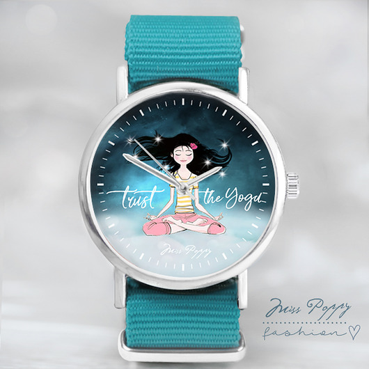 - 12 %  Trust the Yoga - Zegarek Miss Poppy  Makaliboo