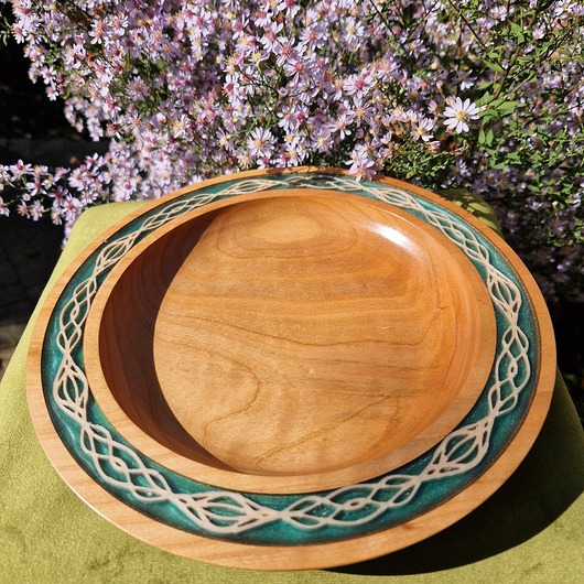 talerze, miski Talerz Elfów w kolorze morskiej zieleni