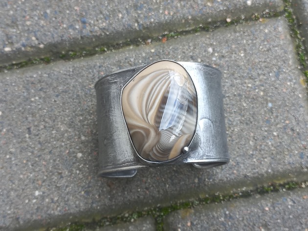 bransoletki wire wrapping Jasne - bransoletka regulowana