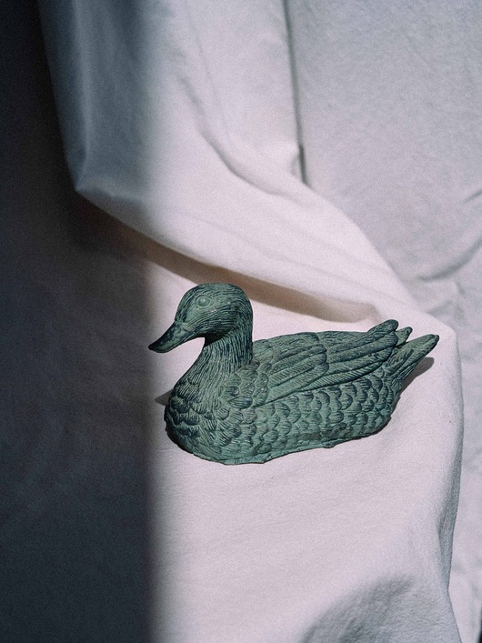 figurki i rzeźby Kaczka obciążnik do papieru figurka ceramiczna