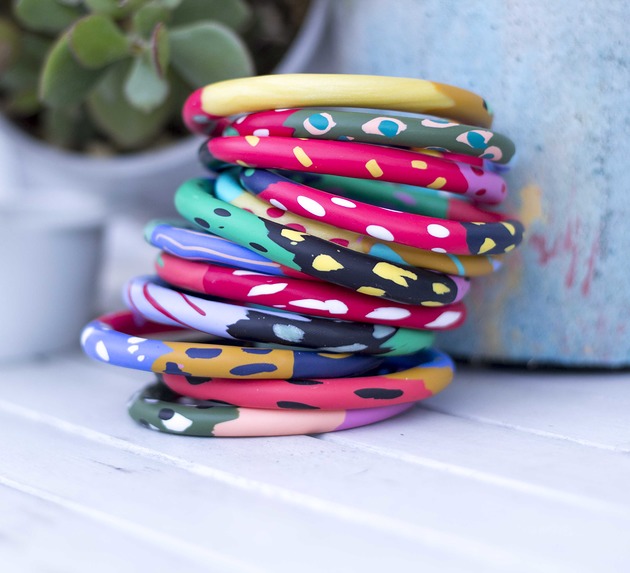 bransoletki - inne Zestaw kolorowych bransolet 5 szt.