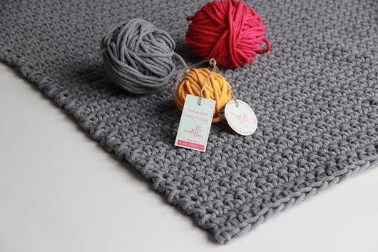 Dywan pleciony ze sznurka LOVELY GREY Motilove