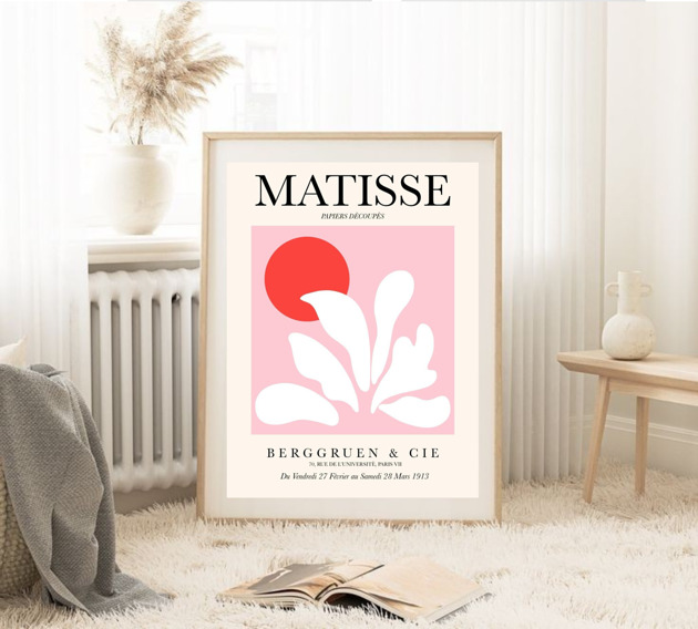 plakaty PLAKAT abstrakcyjny Matisse kolorowy