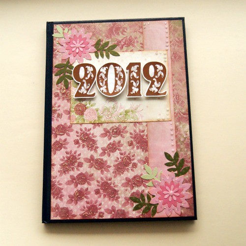 Stylowy Kalendarz na 2012 rok  Z Papieru Tworzone