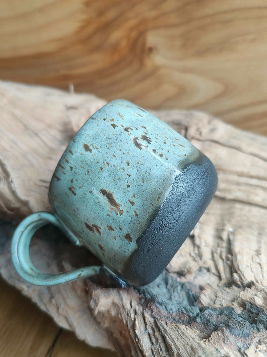 kubki Ceramiczny kubek nakrapiany N