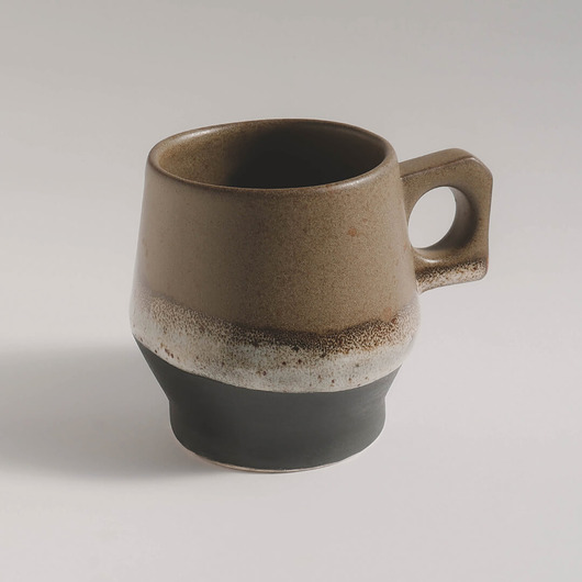 kubki Brązowy Rustykalny Kubek 400ml