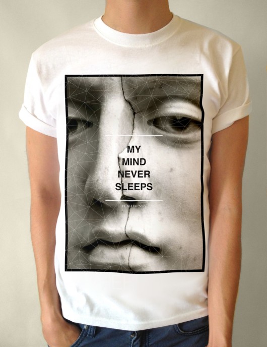 T shirt MY MIND NEVER SLEEP od Yeah Bunny M deleted_12136308