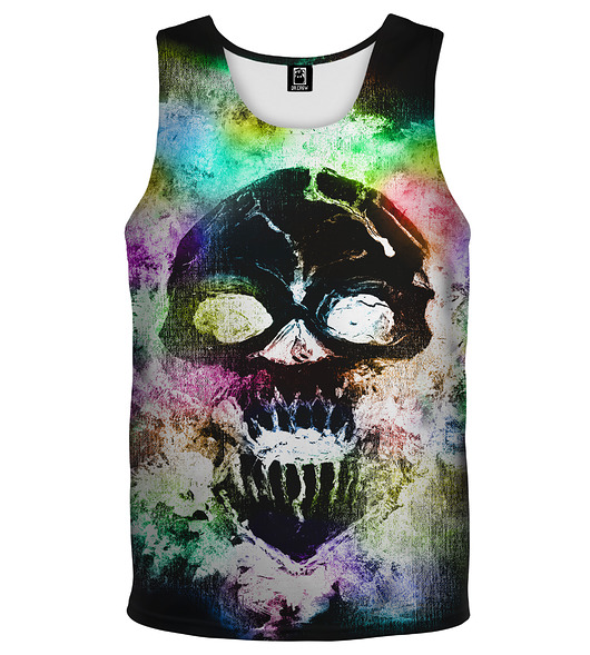 t-shirty męskie DR.CROW Bokserka Męska Neon Skull Pastels