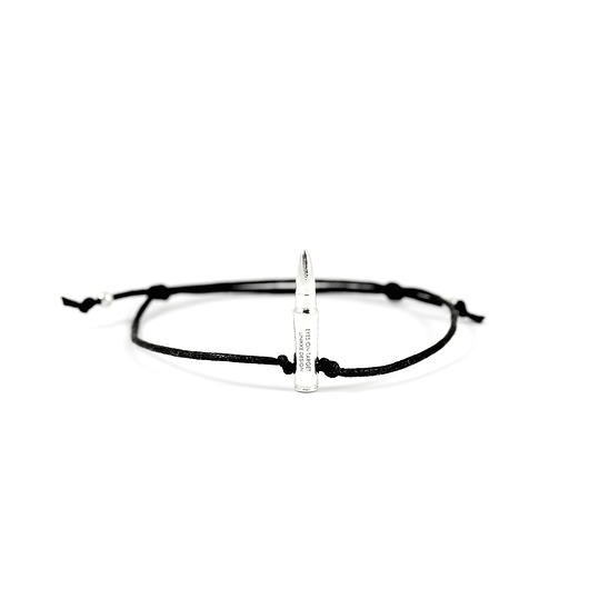 bransoletki na sznurku Eyes On Target - mini bullet bracelet (silver 1)