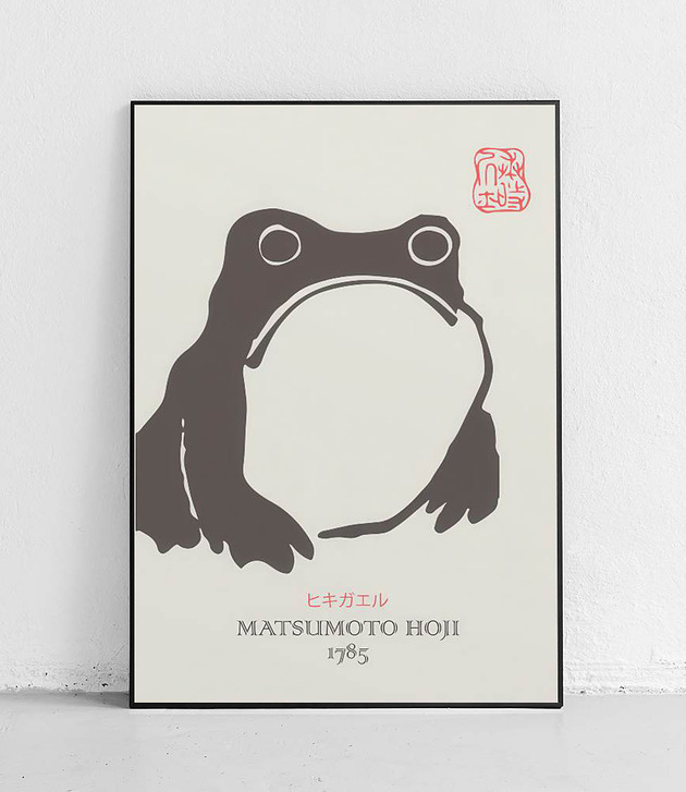 plakaty Plakat Matsumoto Hoji Żaba 1785