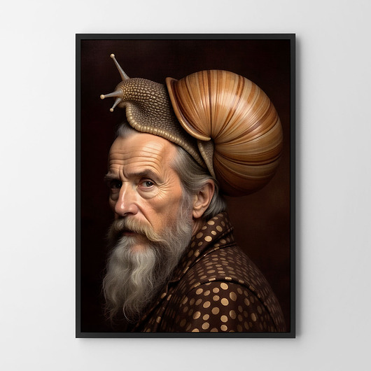 plakaty Plakat Portret Snail