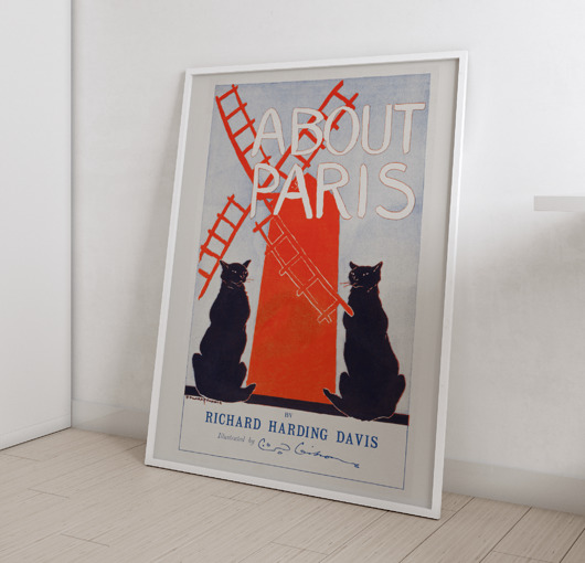 plakaty Plakat Vintage Retro Cats