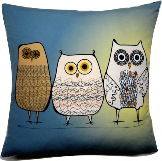 Poduszka ,,trzy sowy Gaul Designs