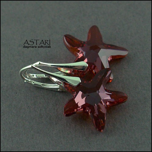 kryształ SWAROVSKI STAR - RED MAGMA Astari