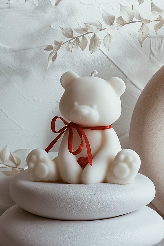 świeczniki i świece Świeca sojowa Teddy