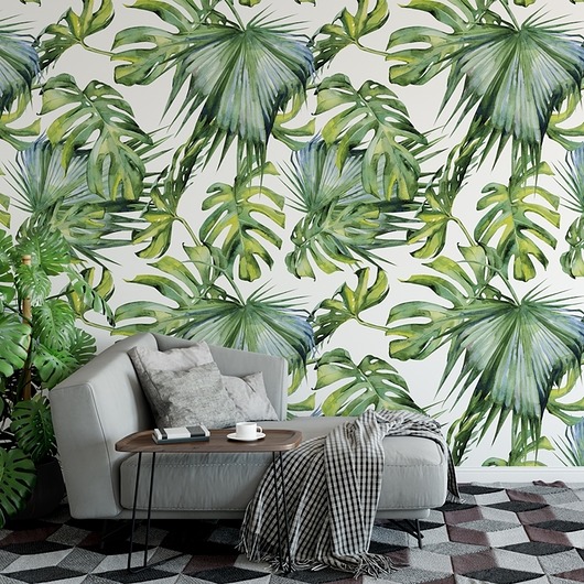tapety i naklejki ścienne Tapeta Monstera Leaves