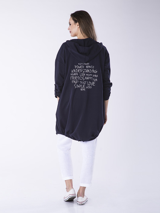 Bluza z kapturem Magnolia Look 600 granatowa Look made with Love