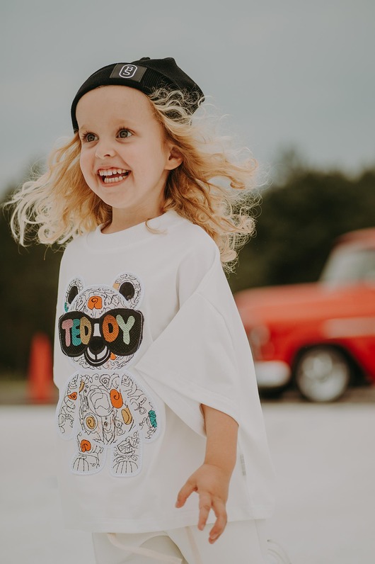 t-shirty dla chłopców T-shirt oversize Funky Teddy