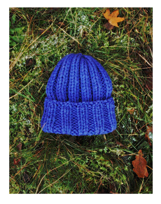 czapki damskie Chabrowa czapka  chunky beanie  z wełną