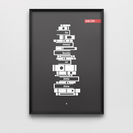 Plakat – So many books… LazyDog