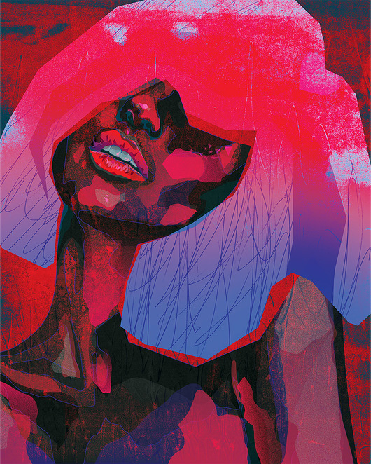 grafiki i ilustracje Nice wig