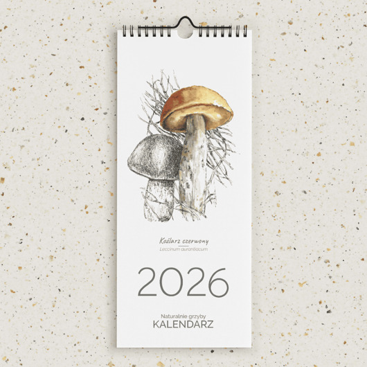 kalendarze i plannery Kalendarz wiszący 2026. Naturalnie GRZYBY