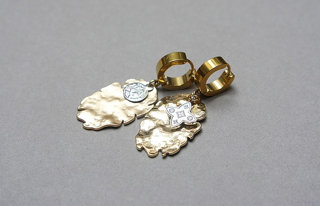 kolczyki z mosiądzu Alloys Collection  /Odd/ - Numizmaty vol. 4 - kolczyki