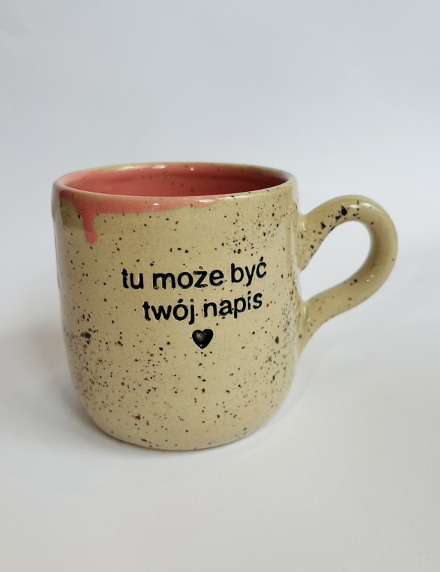 kubki Ceramiczny Kubek 250 ml z własnym napisem