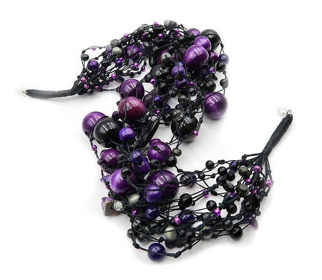 kolie Black plum - naszyjnik