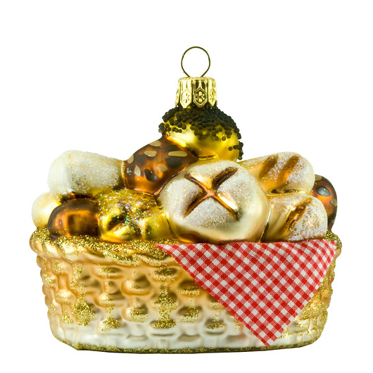 Bombka Koszyk z Pieczywem baubles